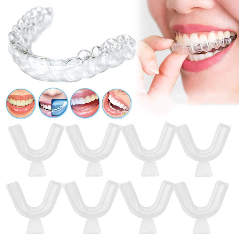Teeth Whitening Mouth Guard - 1/3/6 par Silikonowych Ochraniaczy na Zęby