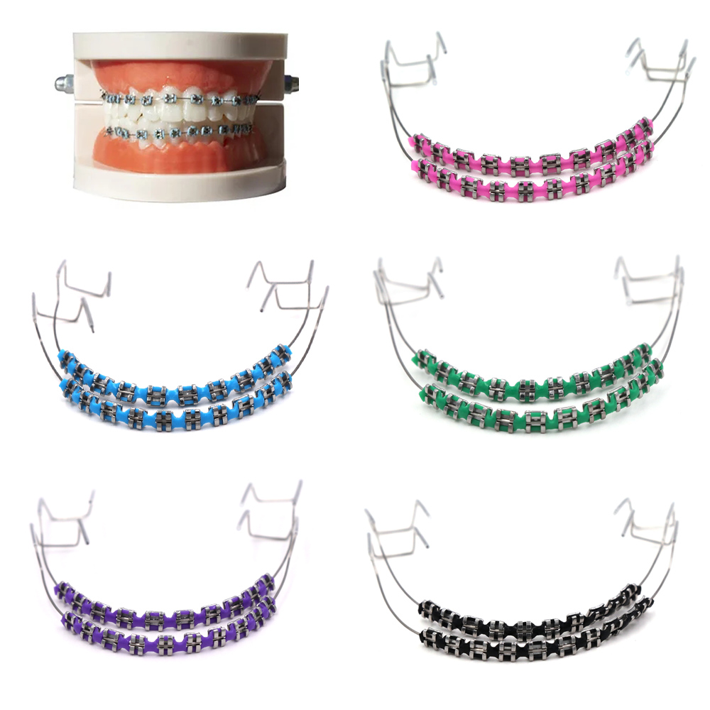 Teeth Whitening Mouth Guard - Zestaw sztucznych aparatów ortodontycznych - kolorowe