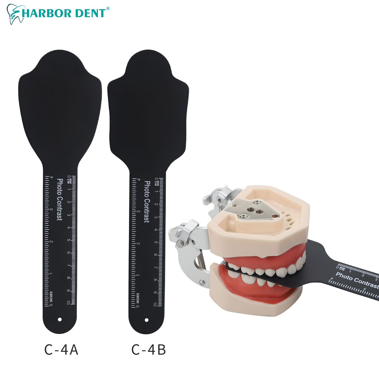 Teeth Whitening Shade Guide - 1 szt. Dental ortodontyczna czarna tablica