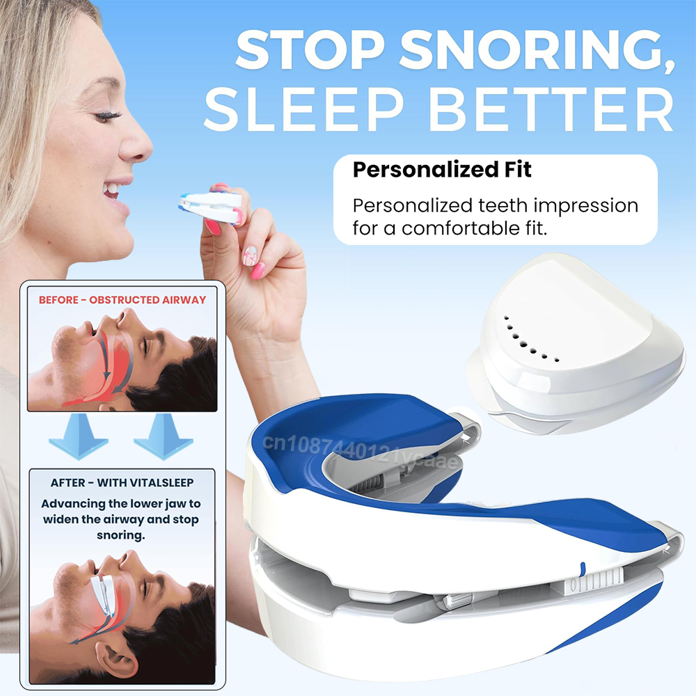 Teeth Whitening Mouth Guard - Ustnik zapobiegający chrapaniu Urządzenie zapobiegające chrapaniu