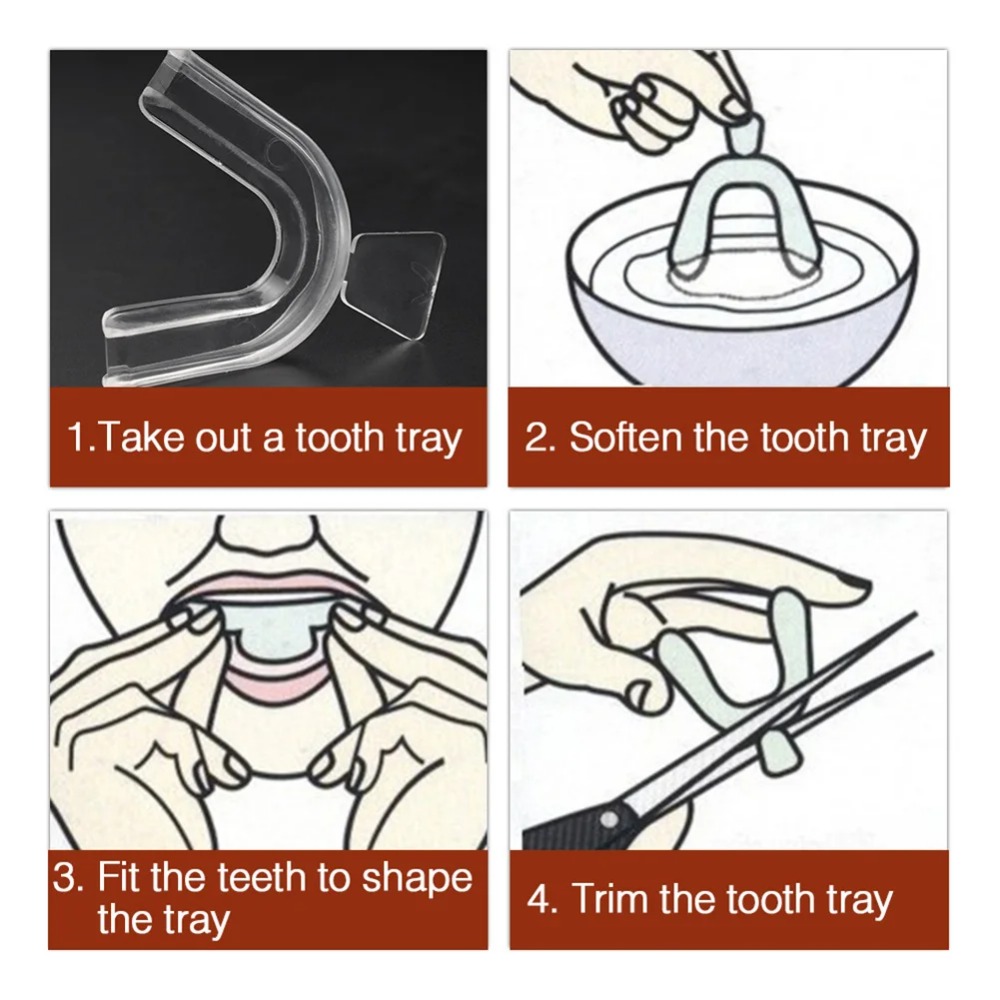 1-4 szt. Ochraniacz na usta pr – Teeth Whitening Mouth Guard recenzja i cena