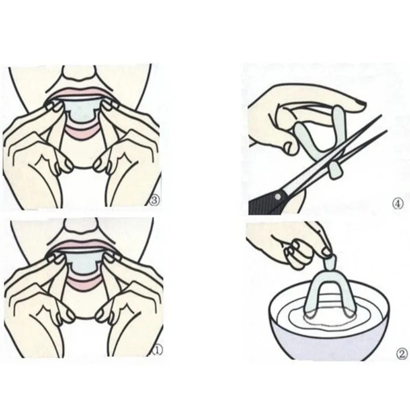 1/3/6 par Silikonowych Ochrani – Teeth Whitening Mouth Guard recenzja i cena