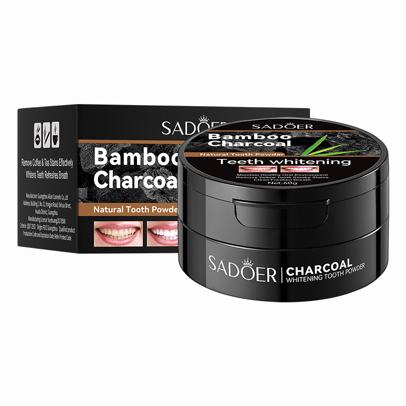60g Proszek do wybielania zębó – Teeth Whitening Charcoal Powder recenzja i cena