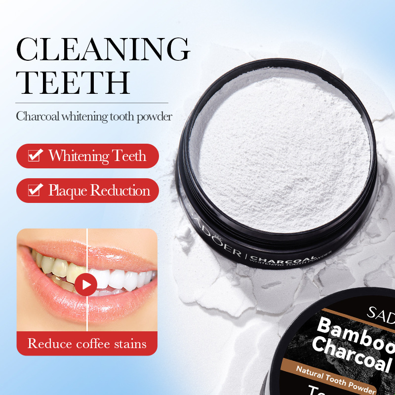 60g Proszek do wybielania zębó – Teeth Whitening Charcoal Powder recenzja i cena