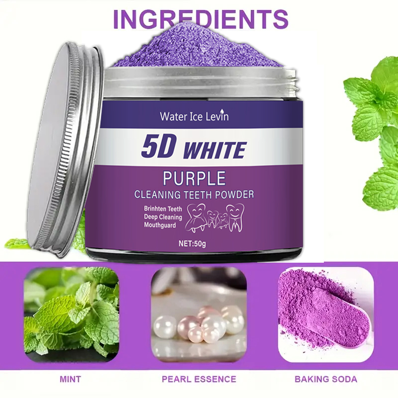 Fioletowy proszek do wybielani – Teeth Whitening Charcoal Powder recenzja i cena